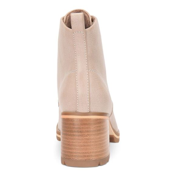 KORKS Womens Beige Cushioned Chelsea Round Toe Lace-Up Dress Booties 6 M - Picture 2 of 4